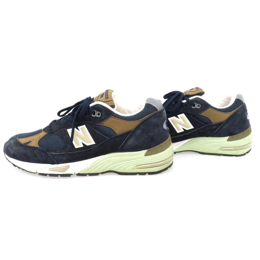 【中古】ニューバランス NEW BALANCE M991DNB MADE IN ENGLAND スニーカー ネイビー【サイズUK8】【 状態ランクB 】【 メンズ 】