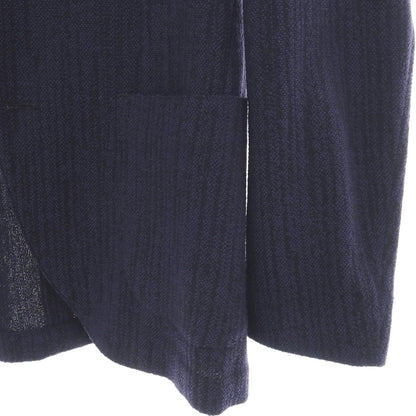 【中古】ラルディーニ LARDINI ウールコットンポリウレタン 2B テーラードジャケット ネイビーxブラック【サイズ46】【 状態ランクA 】【 メンズ 】
