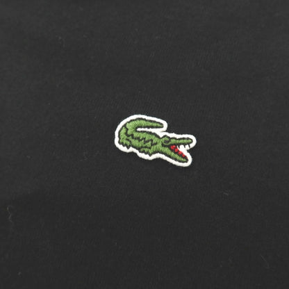 【中古】ラコステ LACOSTE コットン Vネック 半袖Ｔシャツ ブラック【サイズ2】【 状態ランクB 】【 メンズ 】
