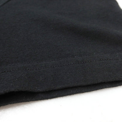 【中古】ラコステ LACOSTE コットン Vネック 半袖Ｔシャツ ブラック【サイズ2】【 状態ランクB 】【 メンズ 】
