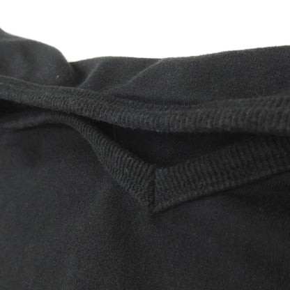 【中古】ラコステ LACOSTE コットン Vネック 半袖Ｔシャツ ブラック【サイズ2】【 状態ランクB 】【 メンズ 】
