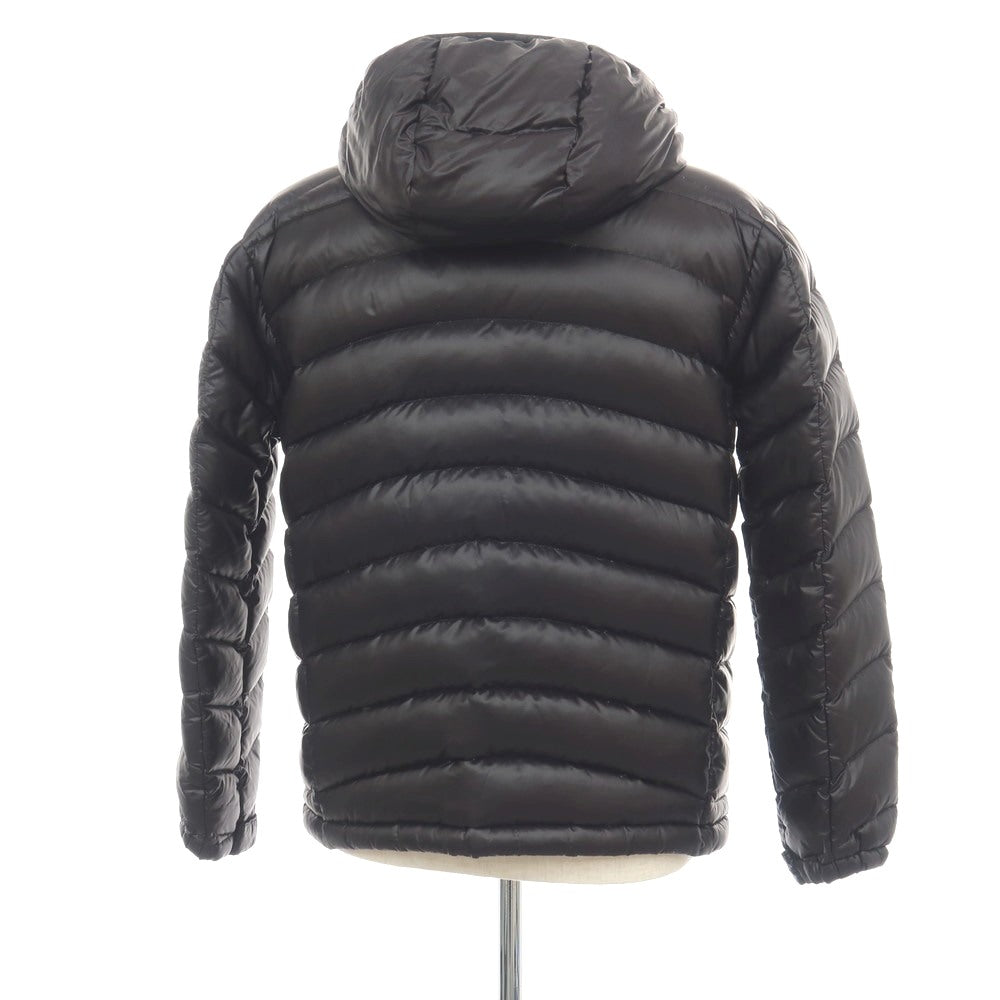 【中古】マムート Mammut リップストップナイロン フーデッド ダウンジャケット ブラック【サイズ表記なし（M位）】【 状態ランクC 】【 メンズ 】