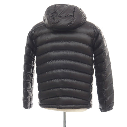 【中古】マムート Mammut リップストップナイロン フーデッド ダウンジャケット ブラック【サイズ表記なし（M位）】【 状態ランクC 】【 メンズ 】