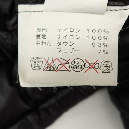 【中古】マムート Mammut リップストップナイロン フーデッド ダウンジャケット ブラック【サイズ表記なし（M位）】【 状態ランクC 】【 メンズ 】