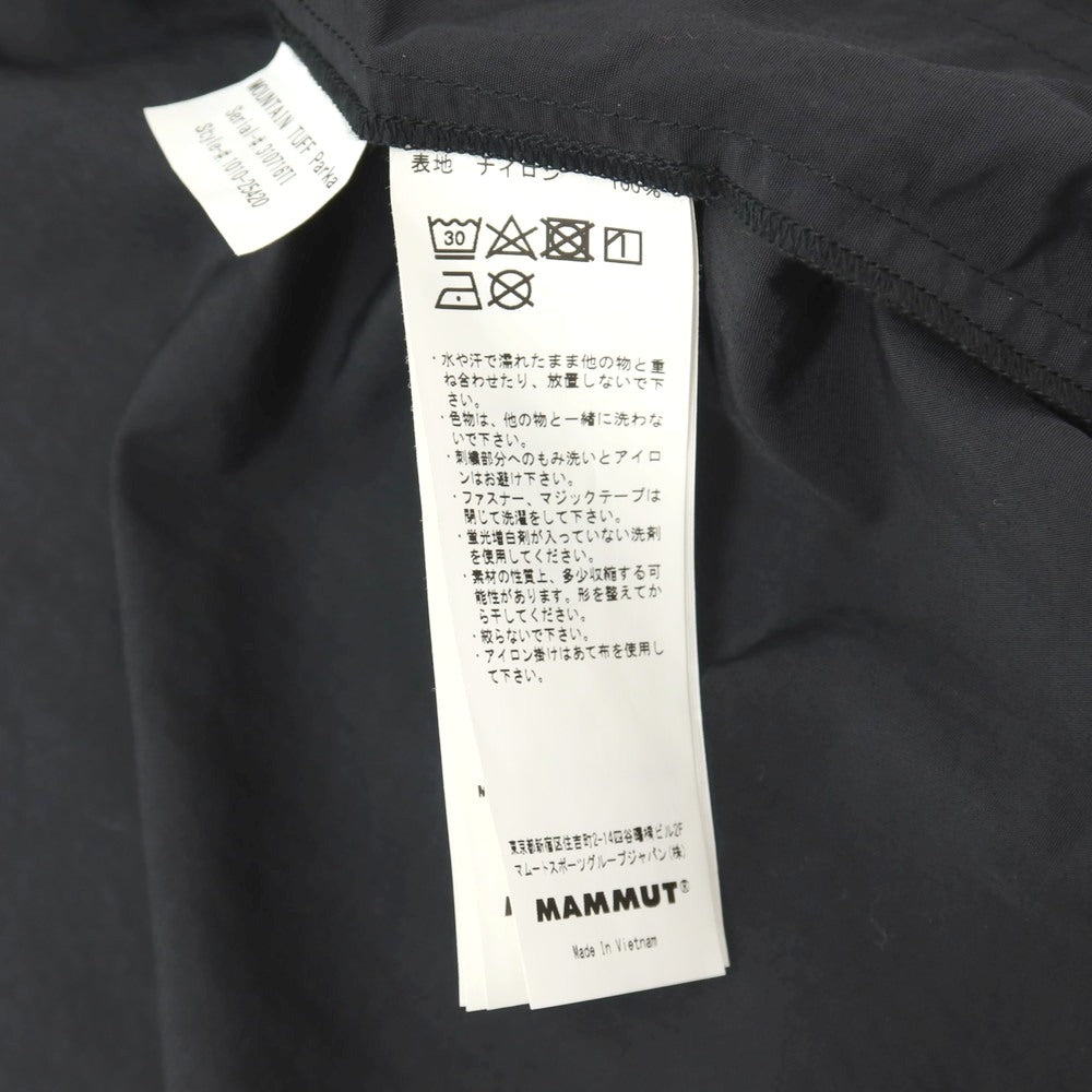 【中古】マムート Mammut MOUNTAIN TUFF Parka ナイロン ジップアップ マウンテンパーカー ブラック【サイズM】【 状態ランクB 】【 メンズ 】