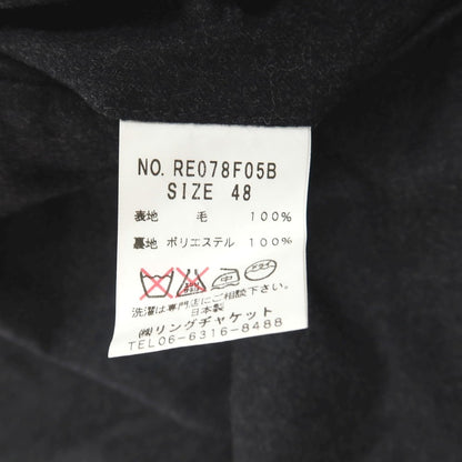 【中古】サルトリア リング Sartoria Ring ウール ドレススラックスパンツ チャコールグレー【サイズ48】【 状態ランクB 】【 メンズ 】