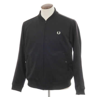【中古】フレッドペリー FRED PERRY ポリエステル トラックジャケット ジャージ ブラック【サイズL】【 状態ランクB 】【 メンズ 】