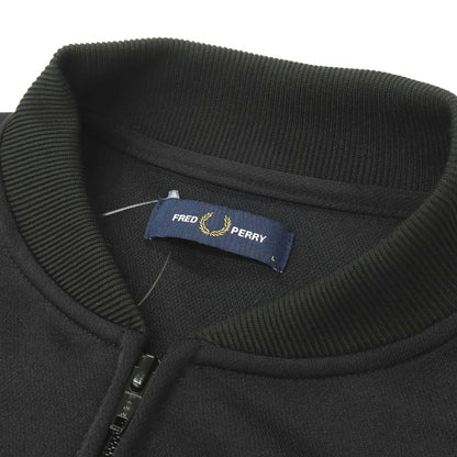 【中古】フレッドペリー FRED PERRY ポリエステル トラックジャケット ジャージ ブラック【サイズL】【 状態ランクB 】【 メンズ 】