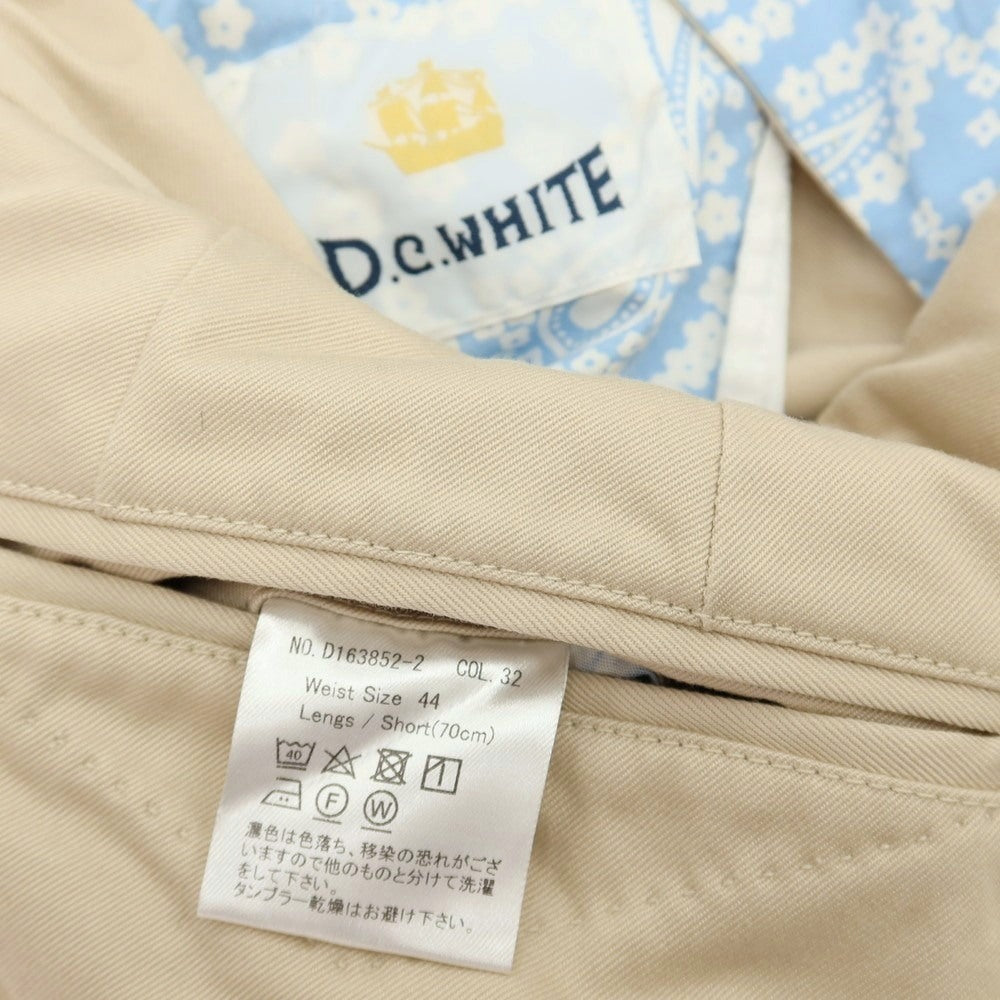 【中古】ディーシーホワイト D.C.WHITE コットン チノパンツ ベージュ【サイズ44】【 状態ランクB 】【 メンズ 】