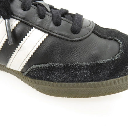 【中古】アディダス adidas レザー スニーカー ブラック【サイズ27】【 状態ランクC 】【 メンズ 】