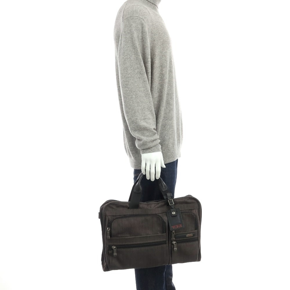 【中古】トゥミ TUMI 263108CHRO ナイロン系 ブリーフケース グレーxブラック【 状態ランクC 】【 メンズ 】