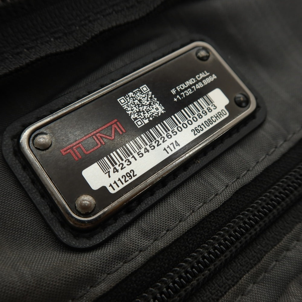 【中古】トゥミ TUMI 263108CHRO ナイロン系 ブリーフケース グレーxブラック【 状態ランクC 】【 メンズ 】
