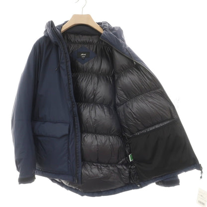 【中古】ナンガ NANGA URBAN RESEARCH別注 リップストップナイロン系 Green Down ダウンジャケット ネイビー【サイズL】【 状態ランクB 】【 メンズ 】