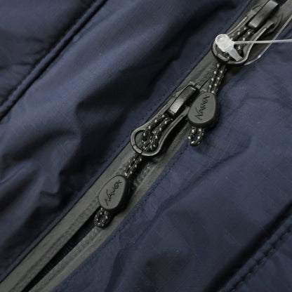 【中古】ナンガ NANGA URBAN RESEARCH別注 リップストップナイロン系 Green Down ダウンジャケット ネイビー【サイズL】【 状態ランクB 】【 メンズ 】