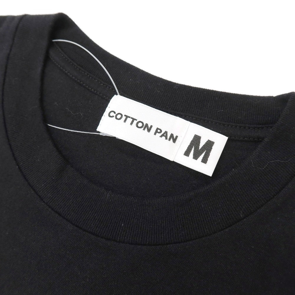 【中古】コットンパン COTTON PAN コットン クルーネック 半袖Ｔシャツ ブラック【サイズM】【 状態ランクB 】【 メンズ 】
