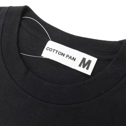 【中古】コットンパン COTTON PAN コットン クルーネック 半袖Ｔシャツ ブラック【サイズM】【 状態ランクB 】【 メンズ 】