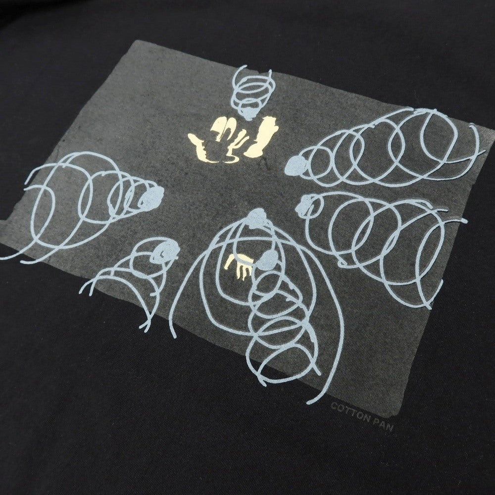 【中古】コットンパン COTTON PAN コットン クルーネック 半袖Ｔシャツ ブラック【サイズM】【 状態ランクB 】【 メンズ 】