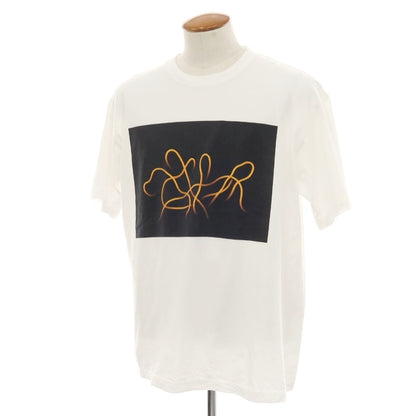 【中古】セモー semoh コットン クルーネック 半袖Ｔシャツ ホワイト【サイズ2】【 状態ランクB 】【 メンズ 】