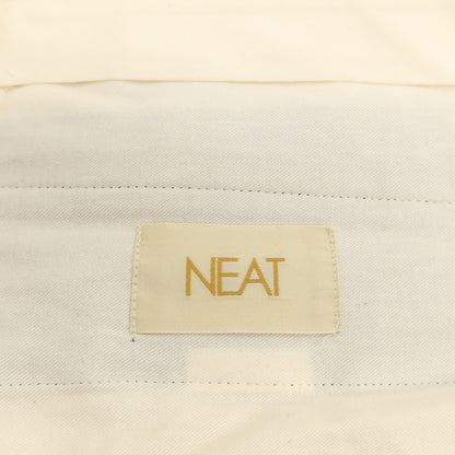 【中古】ニート NEAT ウール系 セミフレア カジュアルスラックスパンツ ダークグレー【サイズ表記なし（L位）】【 状態ランクB 】【 メンズ 】