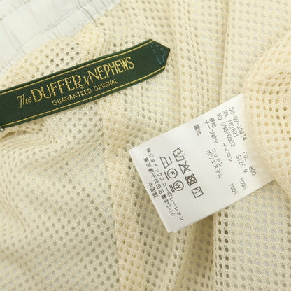 【中古】ザ ダファー アンド ネフューズ The DUFFER N NEPHEWS ナイロン トラックパンツ イージーパンツ アイボリーグレー系【サイズM】【 状態ランクB 】【 メンズ 】