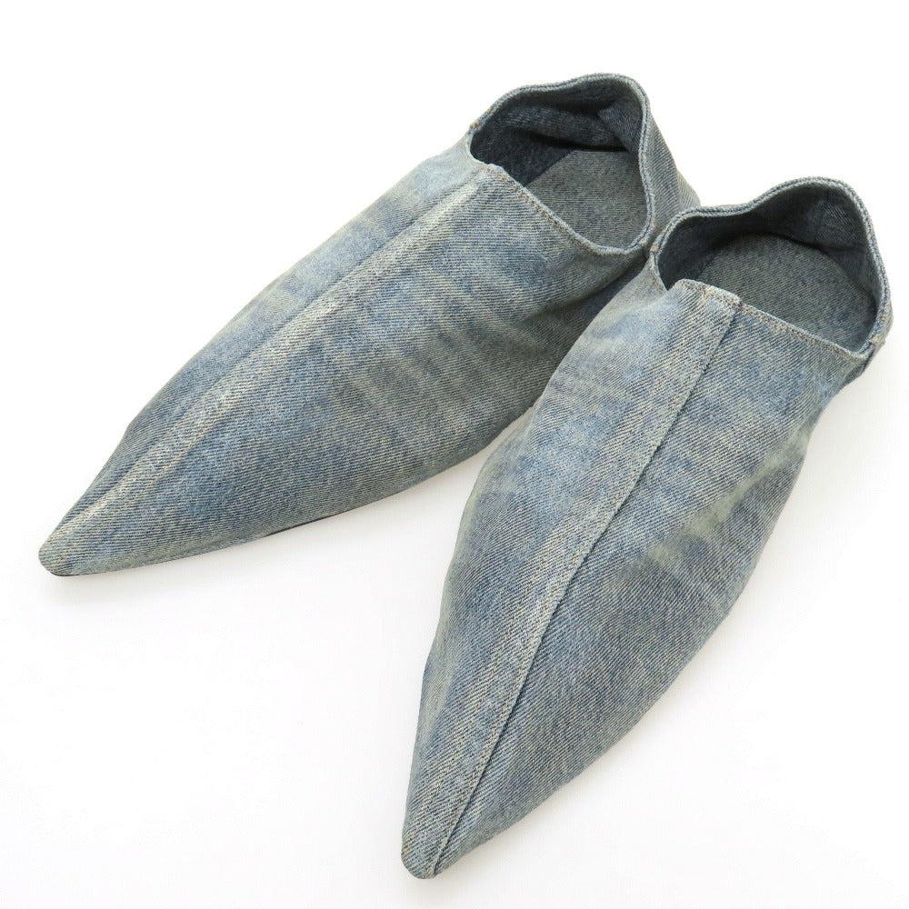 【中古】【未使用】バレンシアガ BALENCIAGA コットン系 スリッポン ブルー【サイズ41】【 状態ランクS 】【 メンズ 】