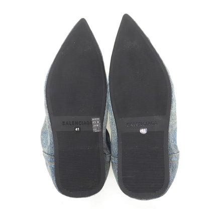 【中古】【未使用】バレンシアガ BALENCIAGA コットン系 スリッポン ブルー【サイズ41】【 状態ランクS 】【 メンズ 】