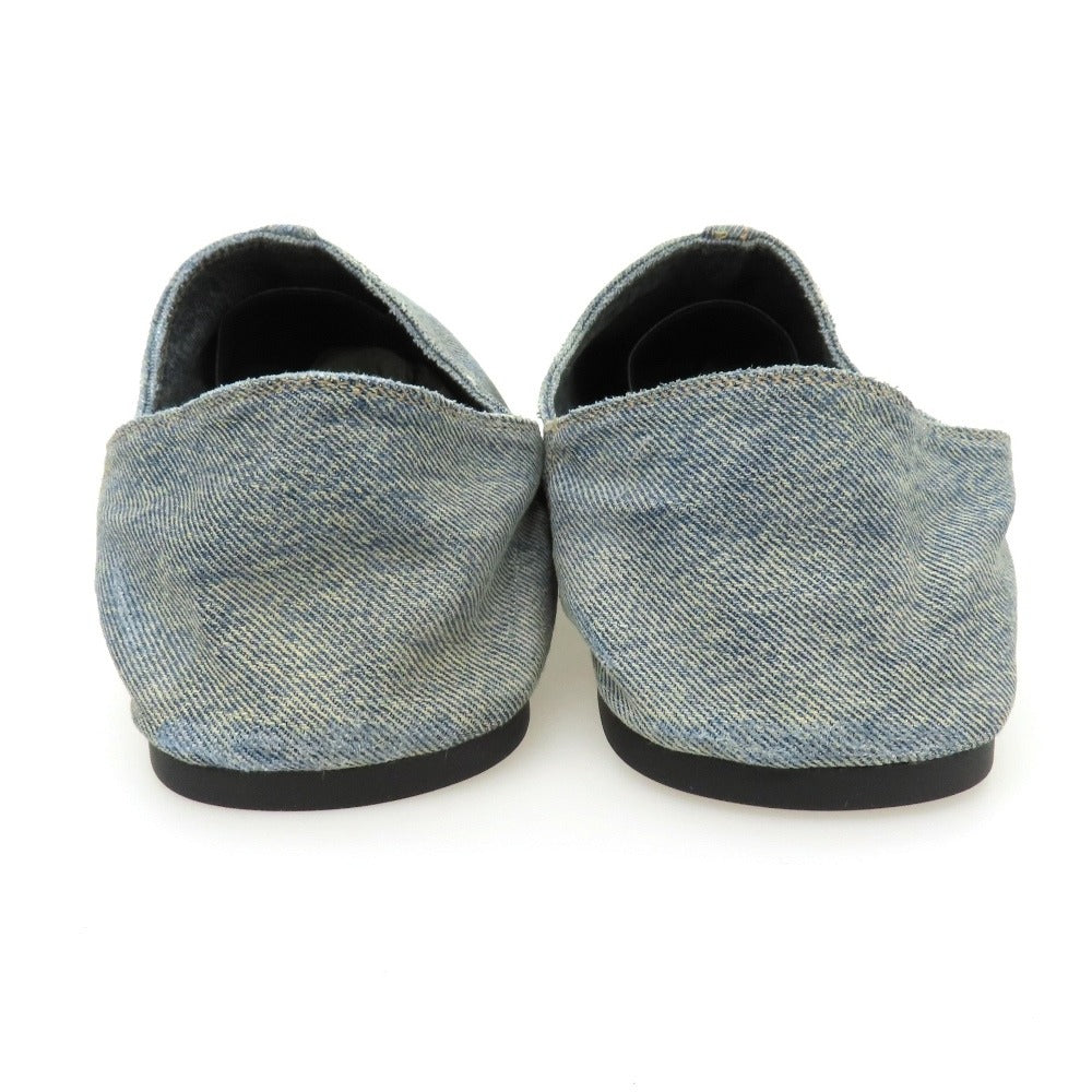 【中古】【未使用】バレンシアガ BALENCIAGA コットン系 スリッポン ブルー【サイズ41】【 状態ランクS 】【 メンズ 】