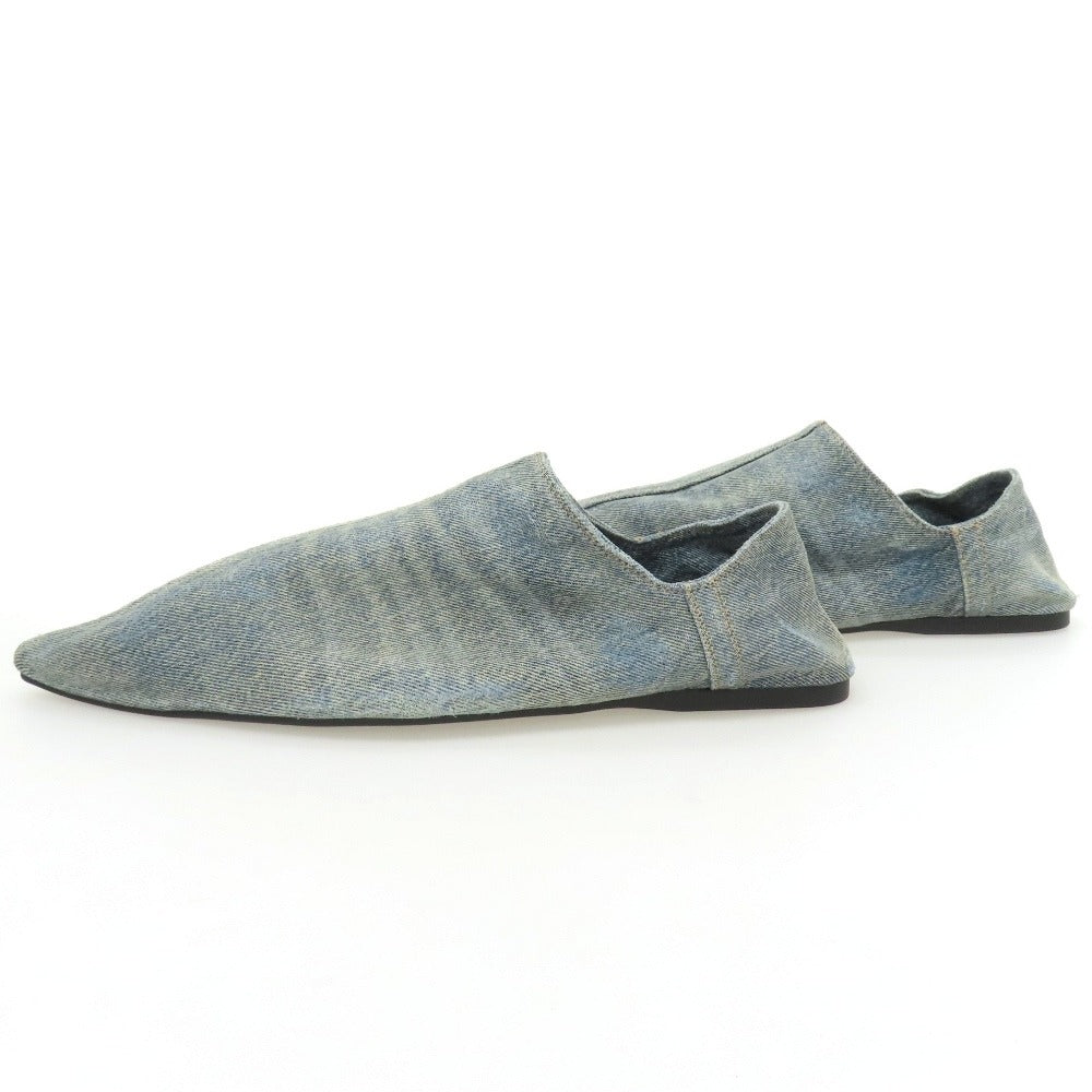 【中古】【未使用】バレンシアガ BALENCIAGA コットン系 スリッポン ブルー【サイズ41】【 状態ランクS 】【 メンズ 】