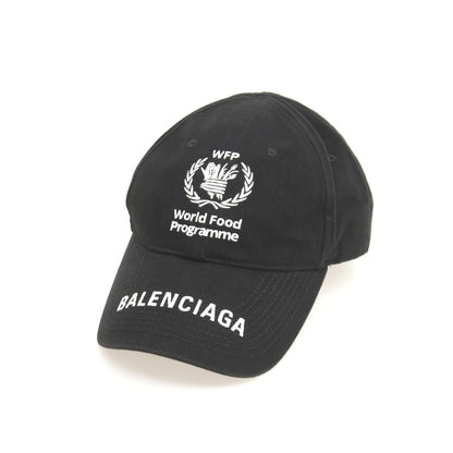 【中古】バレンシアガ BALENCIAGA コットン WFP CAP キャップ 帽子 ブラック【サイズL（59cm）】【 状態ランクA 】【 メンズ 】