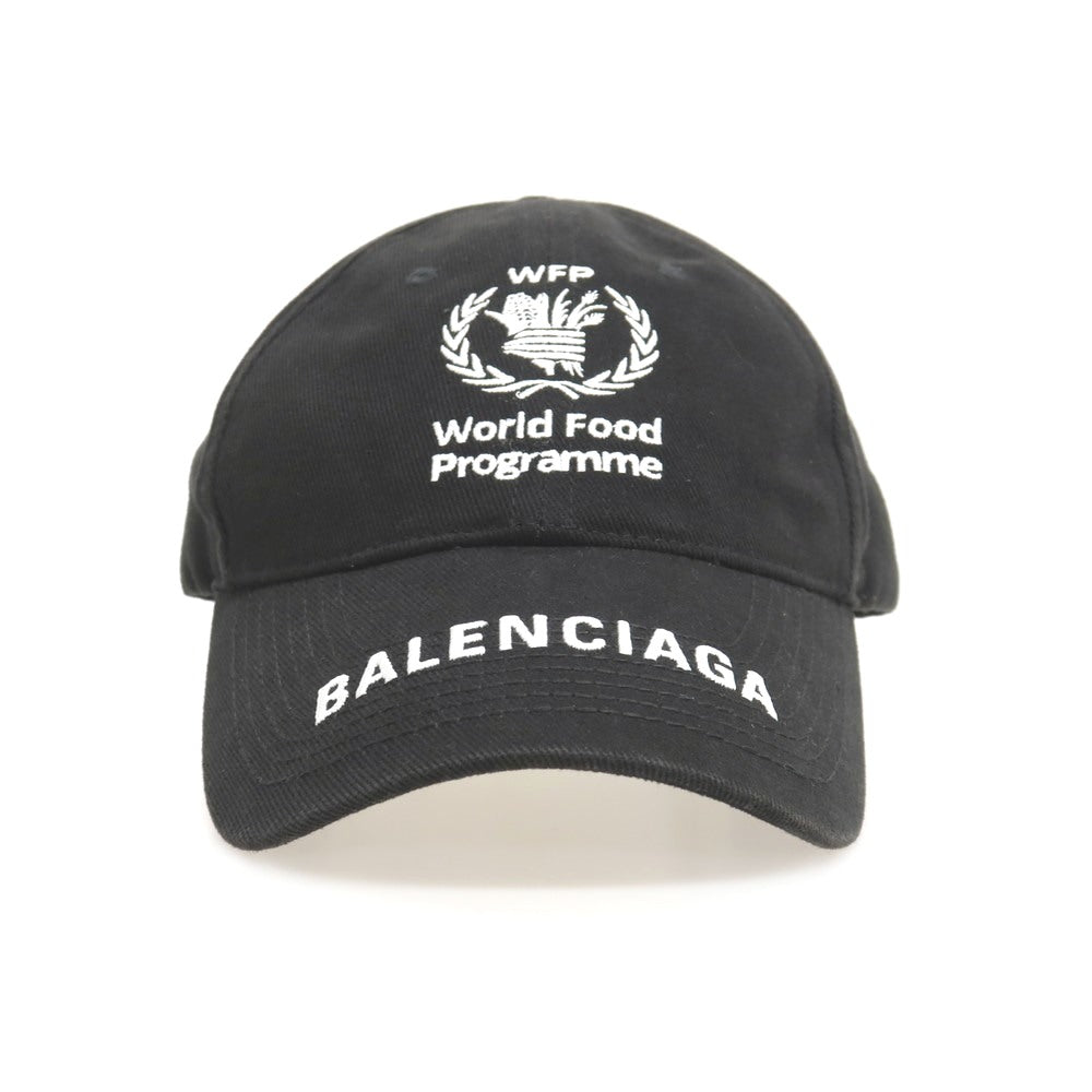 【中古】バレンシアガ BALENCIAGA コットン WFP CAP キャップ 帽子 ブラック【サイズL（59cm）】【 状態ランクA 】【 メンズ 】
