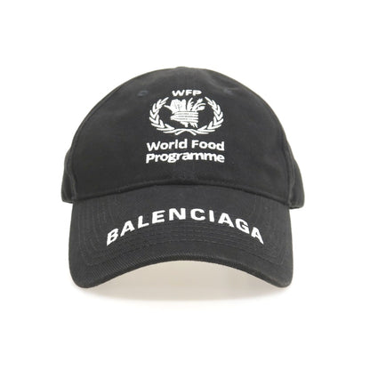 【中古】バレンシアガ BALENCIAGA コットン WFP CAP キャップ 帽子 ブラック【サイズL（59cm）】【 状態ランクA 】【 メンズ 】