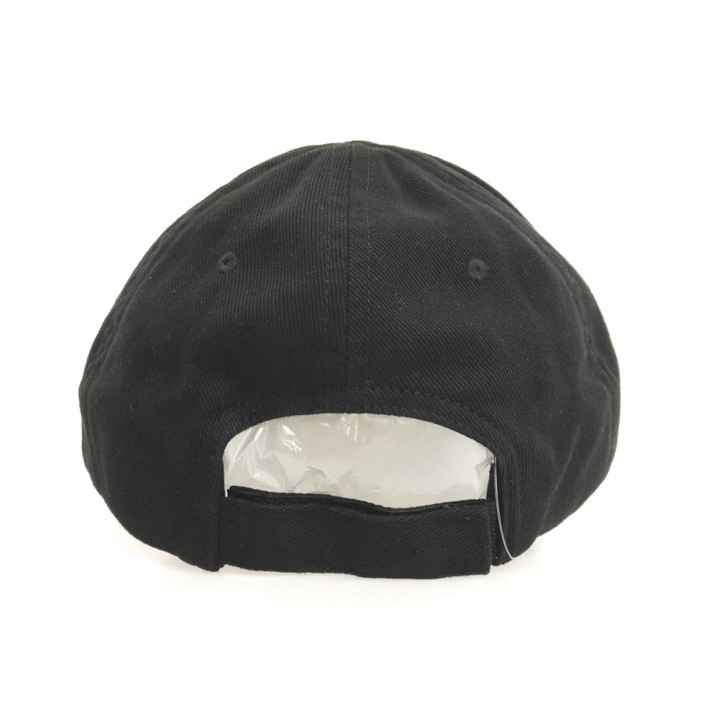 【中古】バレンシアガ BALENCIAGA コットン WFP CAP キャップ 帽子 ブラック【サイズL（59cm）】【 状態ランクA 】【 メンズ 】
