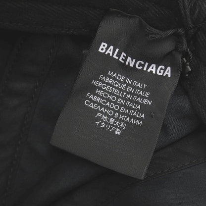 【中古】バレンシアガ BALENCIAGA コットン WFP CAP キャップ 帽子 ブラック【サイズL（59cm）】【 状態ランクA 】【 メンズ 】