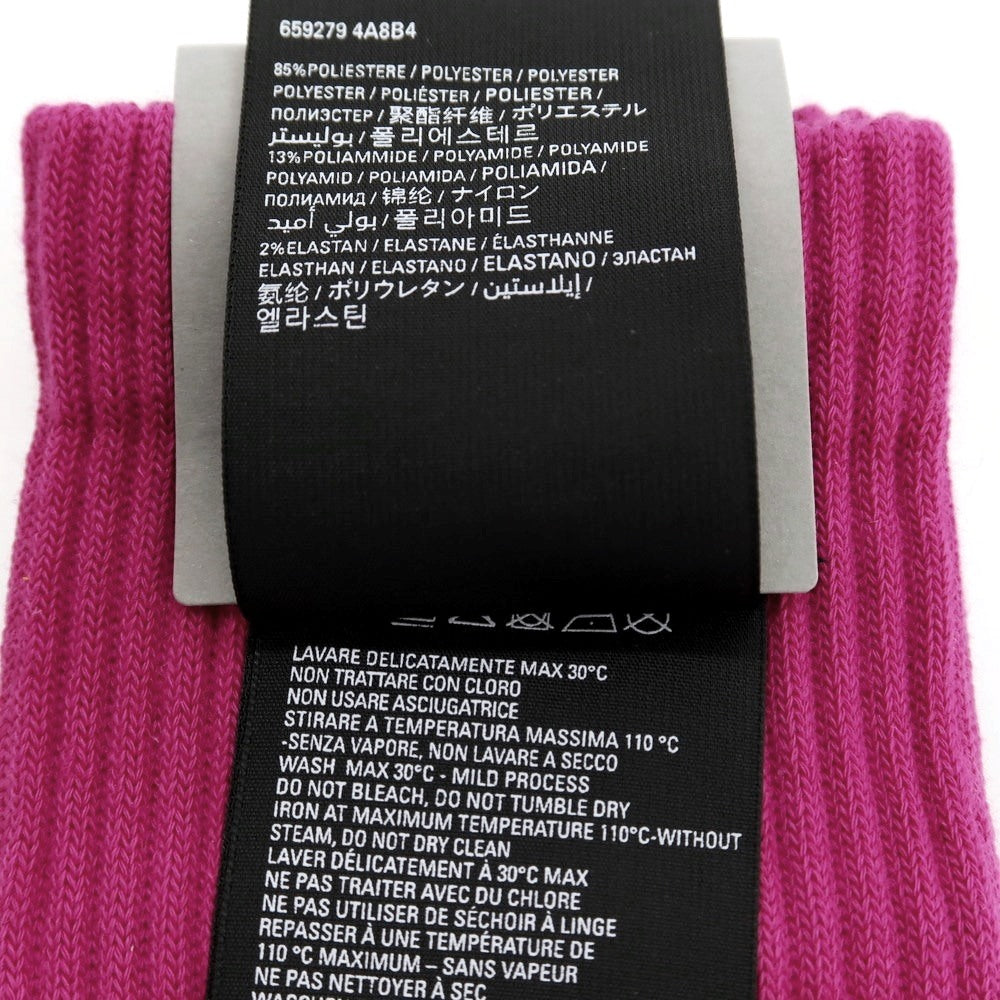 【中古】【未使用】バレンシアガ BALENCIAGA ポリエステルナイロンポリウレタン ソックス パープル【サイズXL（28～30cm）】【 状態ランクS 】【 メンズ 】