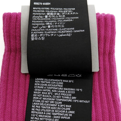【中古】【未使用】バレンシアガ BALENCIAGA ポリエステルナイロンポリウレタン ソックス パープル【サイズXL（28～30cm）】【 状態ランクS 】【 メンズ 】