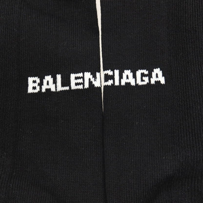 【中古】【未使用】バレンシアガ BALENCIAGA コットンポリエステルポリウレタン ソックス ブラックxホワイト【サイズXL（28～30cm）】【 状態ランクS 】【 メンズ 】