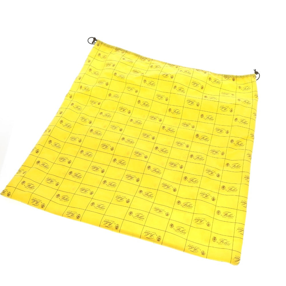 【中古】フェリージ Felisi 2460672 ナイロン レザー ブリーフケース ブラック【 状態ランクB 】【 メンズ 】