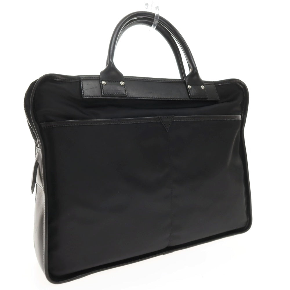 【中古】フェリージ Felisi 2460672 ナイロン レザー ブリーフケース ブラック【 状態ランクB 】【 メンズ 】