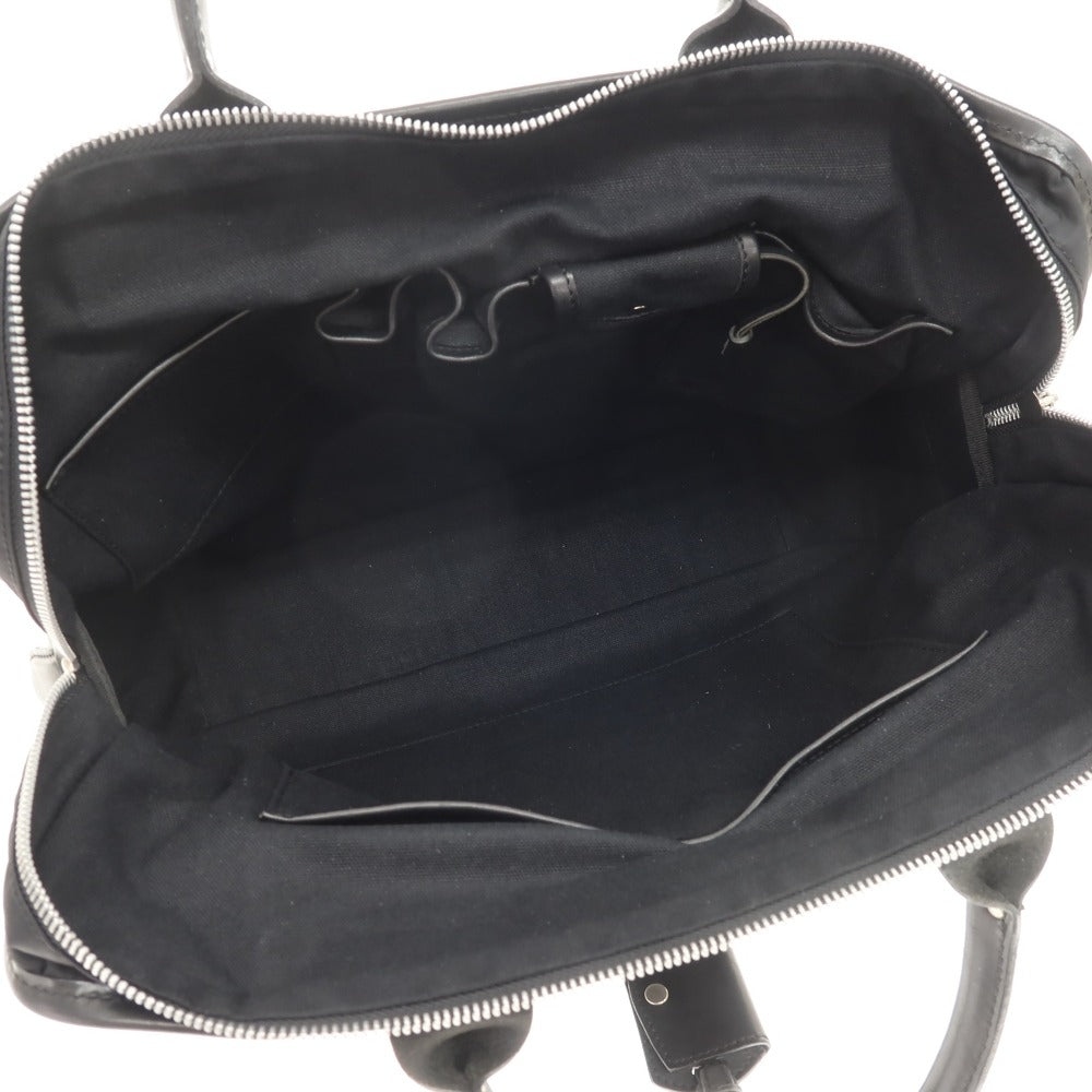 【中古】フェリージ Felisi 2460672 ナイロン レザー ブリーフケース ブラック【 状態ランクB 】【 メンズ 】