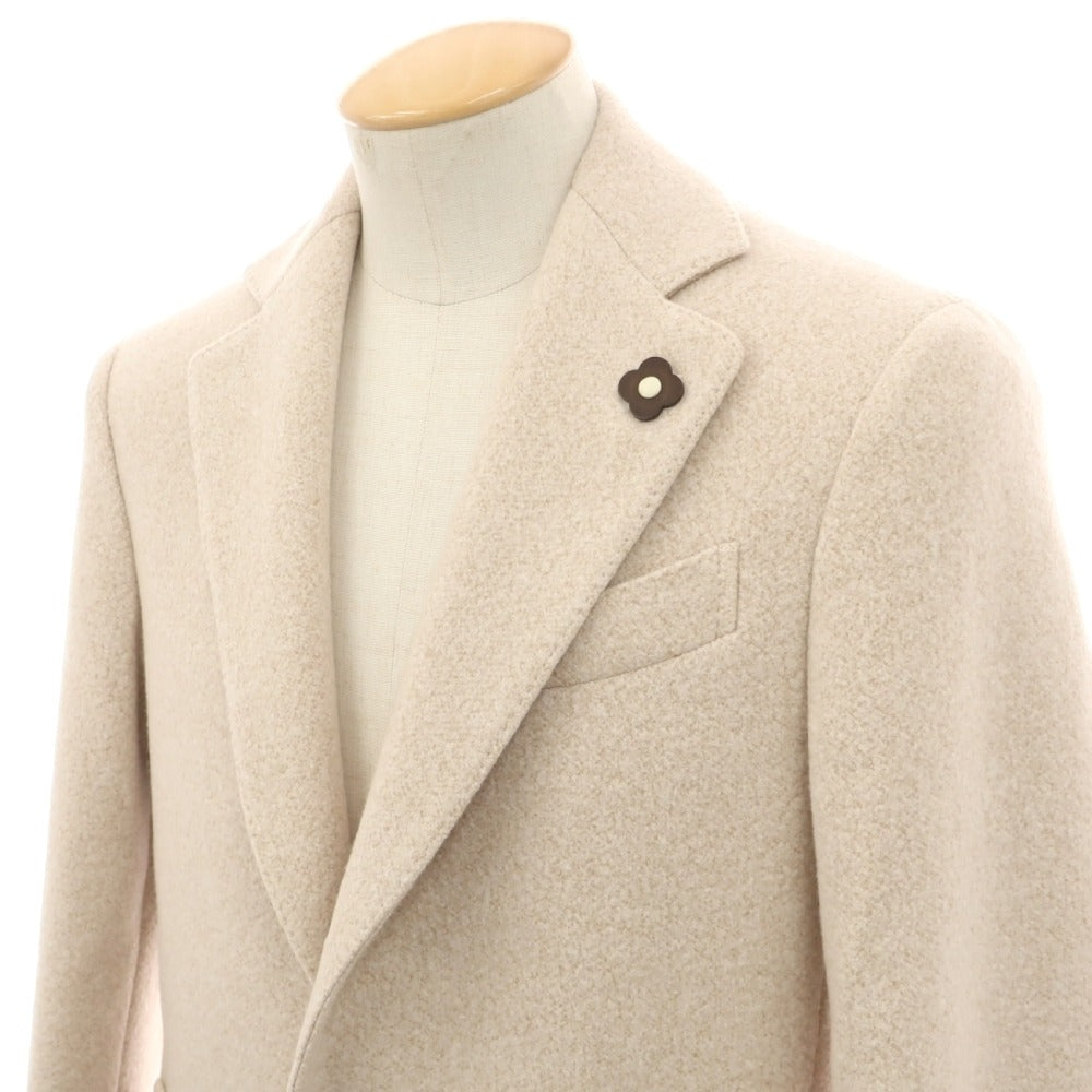 【中古】ラルディーニ LARDINI チェスターフィールドコート ベージュ【サイズ44 7REG】【 状態ランクA 】【 メンズ 】
