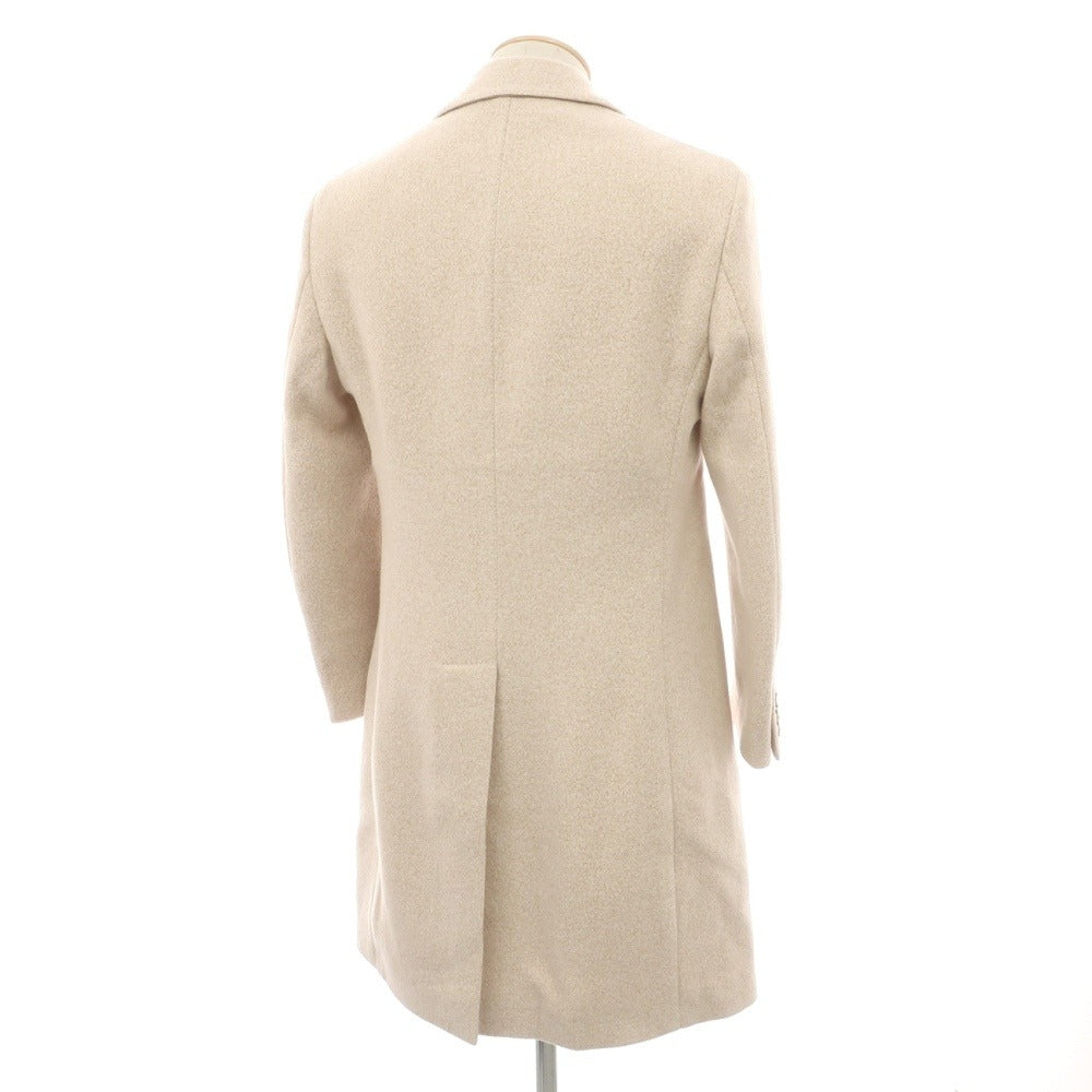 【中古】ラルディーニ LARDINI チェスターフィールドコート ベージュ【サイズ44 7REG】【 状態ランクA 】【 メンズ 】