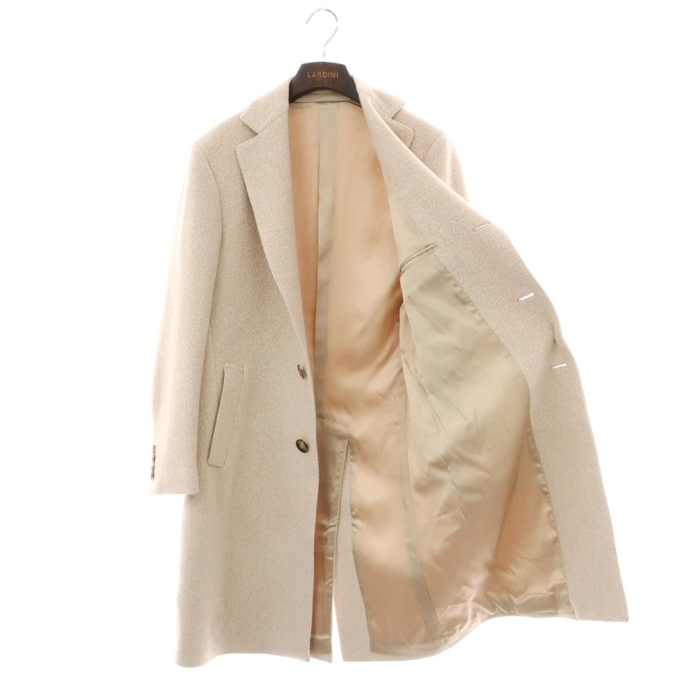 【中古】ラルディーニ LARDINI チェスターフィールドコート ベージュ【サイズ44 7REG】【 状態ランクA 】【 メンズ 】