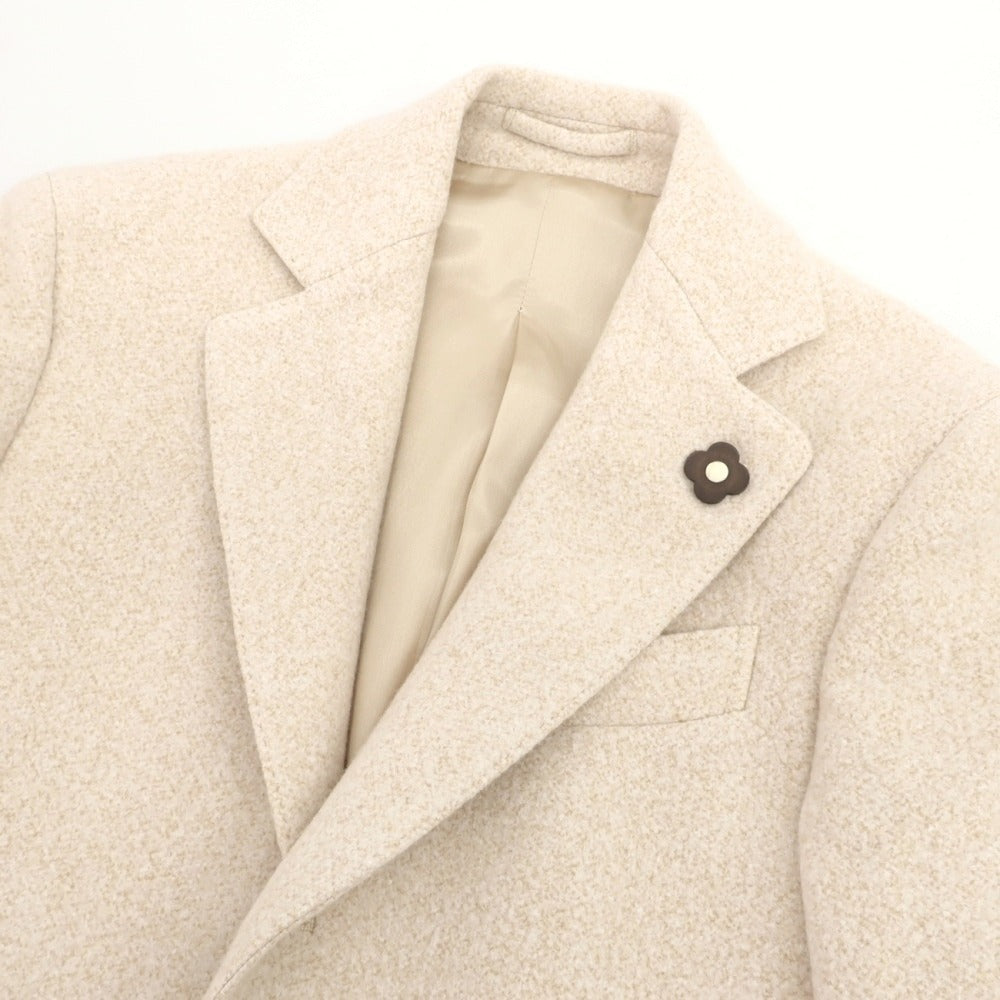 【中古】ラルディーニ LARDINI チェスターフィールドコート ベージュ【サイズ44 7REG】【 状態ランクA 】【 メンズ 】