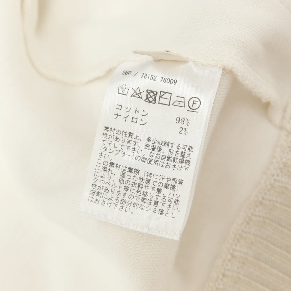 【中古】グランサッソ GRAN SASSO コットンナイロン スタンドカラー スイングトップ アイボリー【サイズ44】【 状態ランクA 】【 メンズ 】