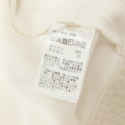 【中古】グランサッソ GRAN SASSO コットンナイロン スタンドカラー スイングトップ アイボリー【サイズ44】【 状態ランクA 】【 メンズ 】