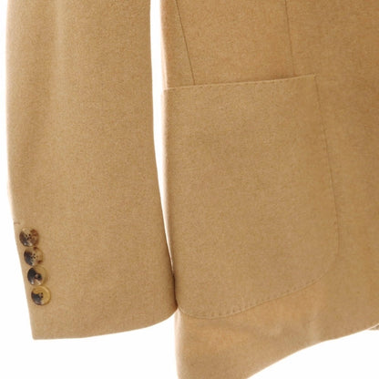 【中古】ラルディーニ LARDINI カシミヤ 3つボタン テーラードジャケット キャメルブラウン【サイズ44 7REG】【 状態ランクA 】【 メンズ 】