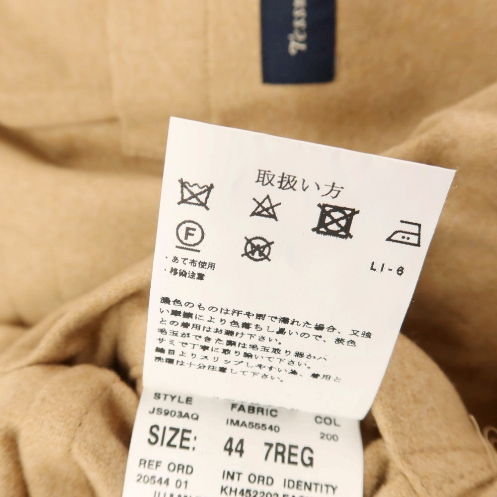 【中古】ラルディーニ LARDINI カシミヤ 3つボタン テーラードジャケット キャメルブラウン【サイズ44 7REG】【 状態ランクA 】【 メンズ 】