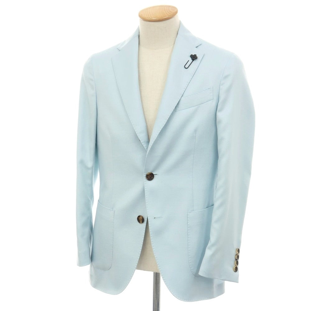 【中古】ラルディーニ LARDINI ウールシルクカシミヤ 3B テーラードジャケット ライトブルー【サイズ44】【 状態ランクA 】【 メンズ 】