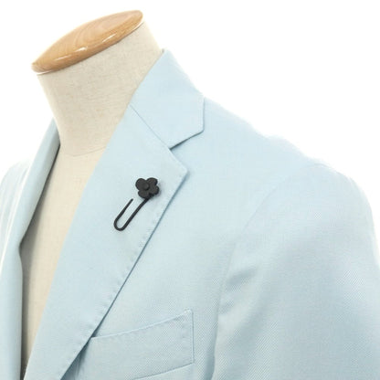 【中古】ラルディーニ LARDINI ウールシルクカシミヤ 3B テーラードジャケット ライトブルー【サイズ44】【 状態ランクA 】【 メンズ 】