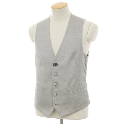 【中古】ラルディーニ LARDINI シルクウール ドレス系ジレ ベスト ライトグレー【サイズ48】【 状態ランクB 】【 メンズ 】